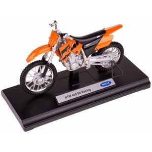 008690 Model motorky na podstavě - Welly 1:18 - KTM 450 SX Racing