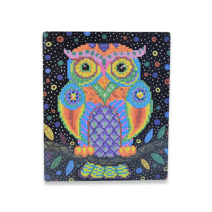NO-1007234 NORIMPEX Mini diamantová mozaika - pevná - Ornament Owl