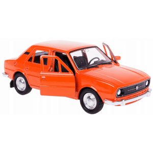 028567 Kovový model auta - Nex 1:34 - Škoda 105 L Oranžová