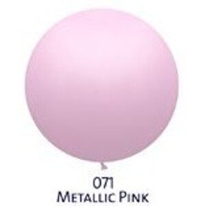 Obří balónek růžový světlý metalický belbal Obří balónek růžový světlý metalický belbal