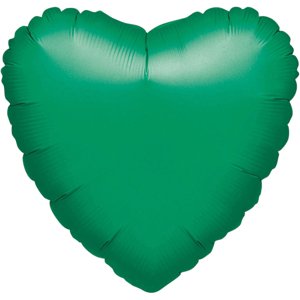 Balónek srdce foliové zelené Amscan Balónek srdce foliové zelené Amscan