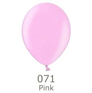Balónek světle růžový metalický 071 Belbal Balónek světle růžový metalický 071 Belbal