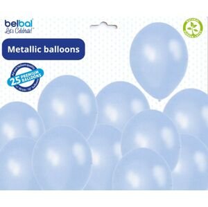 Balónky světlemodré metalické - 073 LIGHT BLUE - 50 ks Belbal Balónky metalické - 073 LIGHT BLUE - 50 ks Belbal