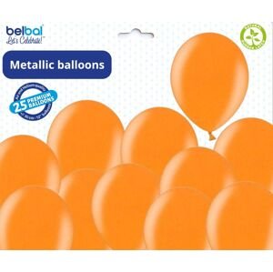 Balónky oranžové metalické - 081 BRIGHT ORANGE - 50 ks Belbal Balónky oranžové metalické - 081 BRIGHT ORANGE - 50 ks Belbal