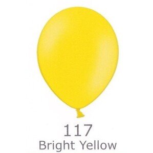 Balónek tmavě žlutý průměr 27 cm BELBAL latexové vysoce kvalitní