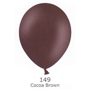 Balónek hnědý průměr 27 cm Belbal latexové vysoce kvalitní