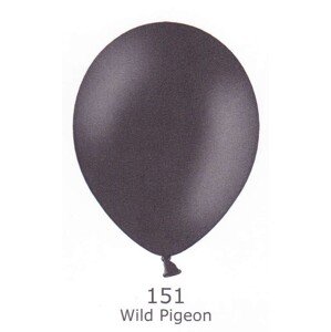 Balónek šedý průměr 27 cm Belbal latexové vysoce kvalitní