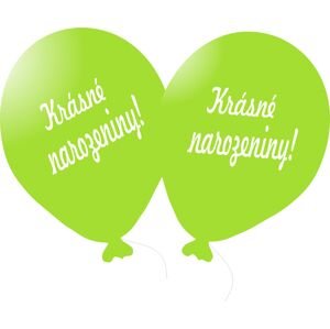 Balónek světle zelený Krásné narozeniny! Balonky.cz Balónek světle zelený Krásné narozeniny! Balonky.cz