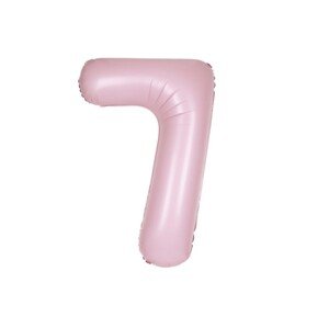 Balónek narozeniny číslo 7 světle růžové 86 cm Balónek narozeniny číslo 7 světle růžové 86 cm