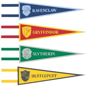 Harry Potter vlajky 4 ks Unique Harry Potter vlajky 4 ks Unique