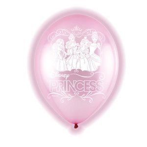 Princess LED balónky 5 ks 28 cm Amscan Princess LED balónky 5 ks 28 cm Amscan