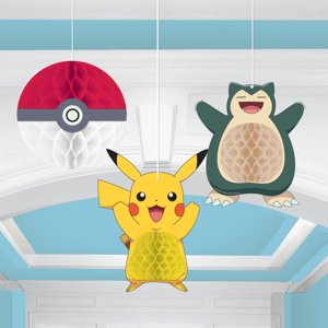 Pokémon závěsné dekorace 3 ks 17 cm Pokémon závěsné dekorace 3 ks 17 cm