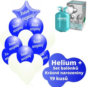 Helium set - tmavěmodré balónky KRÁSNÉ NAROZENINY - Balonky.cz Helium set - tmavěmodré balónky KRÁSNÉ NAROZENINY - Balonky.cz