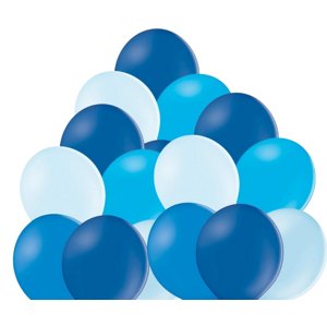 Mix modrých balónků 50 kusů Balonky.cz Mix modrých balónků 50 kusů Balonky.cz