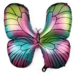 Motýl holografický balónek 80 cm x 75 cm Motýl holografický balónek 80 cm x 75 cm