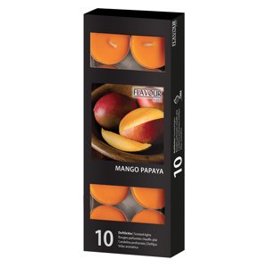 Vonné svíčky Mango-Papaya 10 ks Gala kerzen Vonné svíčky Mango-Papaya 10 ks Gala kerzen