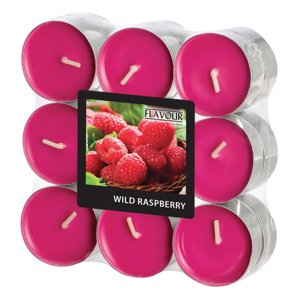 Vonné svíčky Wild Raspberry 18 ks Gala kerzen Vonné svíčky Wild Raspberry 18 ks Gala kerzen