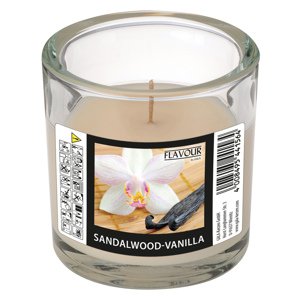 Vonná svíčka Sandalwood-Vanilla ve skle ELEGANT Gala kerzen Vonná svíčka Sandalwood-Vanilla ve skle ELEGANT Gala kerzen