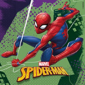 Spiderman ubrousky 20 ks, 33 cm x 33 cm Procos Spiderman ubrousky 20 ks, 33 cm x 33 cm Procos
