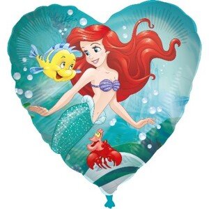 Ariel balónek srdíčko 46 cm Ariel balónek srdíčko 46 cm