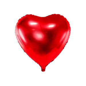 Balonek srdce červené