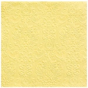 UBROUSKY Elegance  sv. žluté vanilka - 33x33cm 15ks