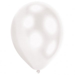 Balónky svítící bílé 5 ks