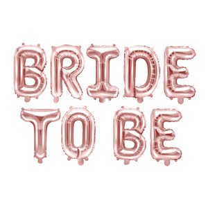 Balónek fóliový Bride to be růžové zlato 1 ks
