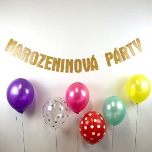 Girlanda Narozeninová party 140 cm