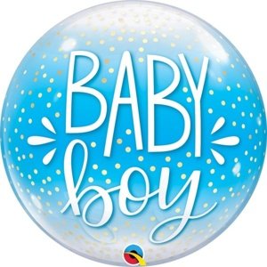 Balónová bublina Baby boy 1 ks