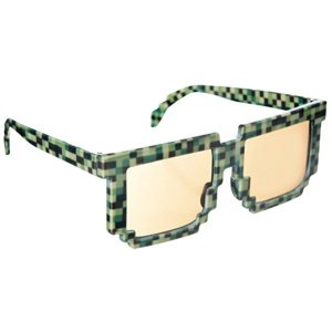 Brýle zelené pixely