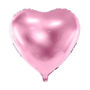 Balónek fóliový Srdce světle růžové 45 cm