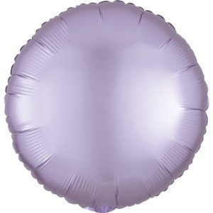 Balónek fóliový Kruh saténový lila 43 cm