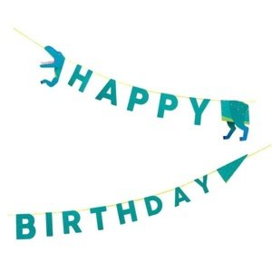 Girlanda Happy Birthday Dinosaurus 2,5 m