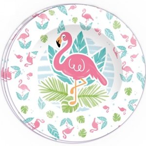 Flamingo party - Talíře papírové  23cm 8ks