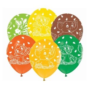 Balónky latexové zvířátka mix barev 30 cm 5 ks