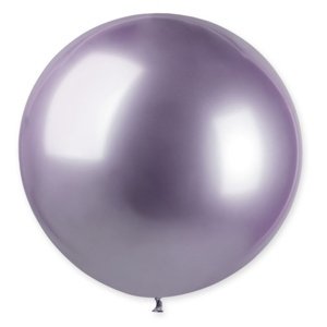 Balónek latexový chromový fialový 80 cm 1 ks