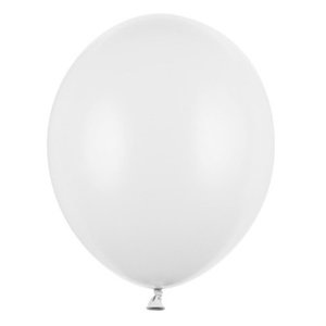 Balónky latexové 23 cm bílé 100 ks