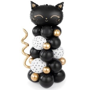 Cat party – Set balónků Kočka černá, 83 x 140 cm