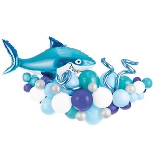 Girlanda balónková Žralok 170 x 100 cm