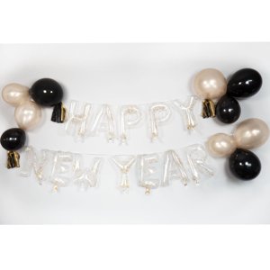 Happy New Year Dekorační set Balónků