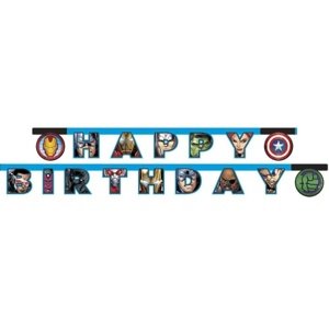 Avengers  Girlanda  "Happy birthday" 2 m