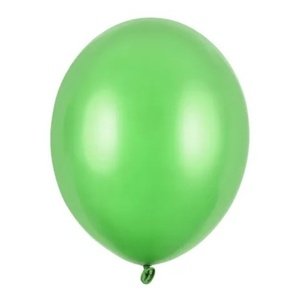 Balónky latexové metalické zelené jablko 23 cm 100 ks