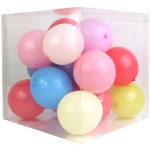 Krabička na balónky - 1 ks. (Průhledná)