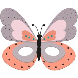 Maska dětská Motýl