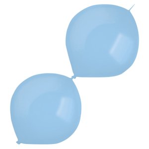 Balónky latexové spojovací dekoratérské pastelové světle modré 30 cm 50 ks