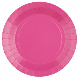 Talíře papírové Candy pink 22,5 cm 10 ks