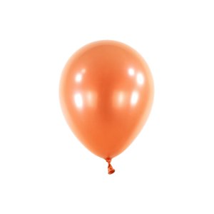 Balónky latexové dekoratérské metalické oranžové 12 cm 100 ks
