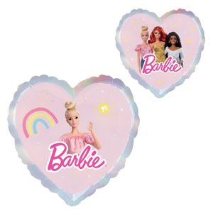 Barbie - Balónek fóliový srdce 45 cm