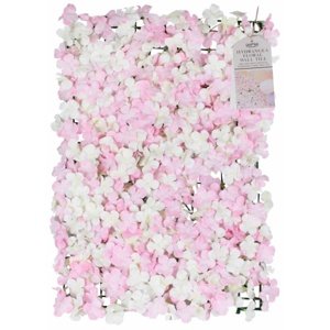 Fotopozadí květinové růžovo-bílé květy 60 x 40 cm